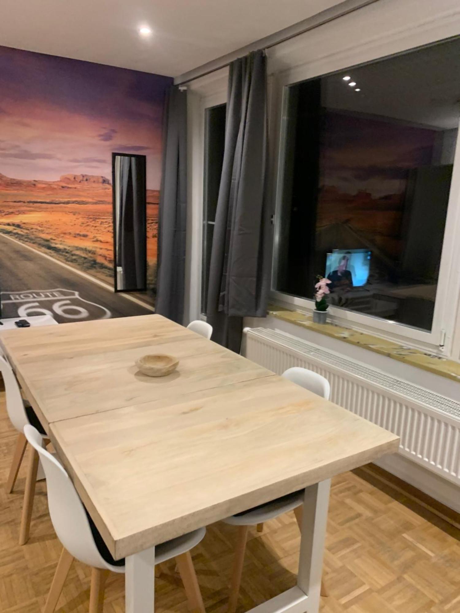 Mainpark Apartment 4 Schlafzimmer Bis Zu 10 Personen Direkt Ueber Aschaffapartment Bei Aschaffenburg Mainaschaff エクステリア 写真