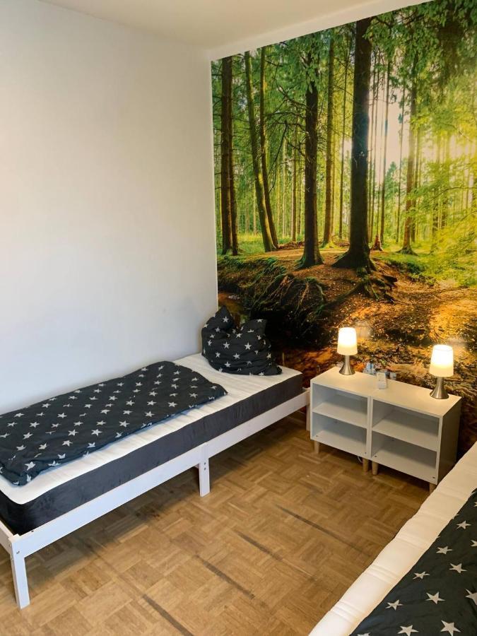 Mainpark Apartment 4 Schlafzimmer Bis Zu 10 Personen Direkt Ueber Aschaffapartment Bei Aschaffenburg Mainaschaff エクステリア 写真